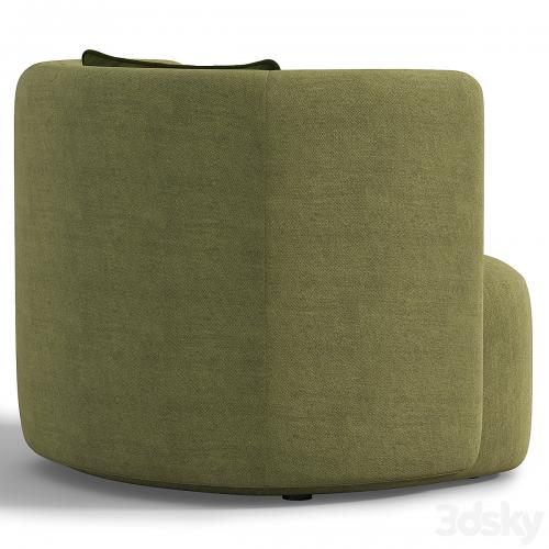 Elio Swivel Barrel Chair