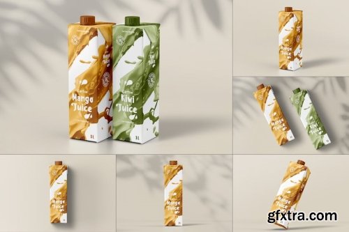 Carton Package Mockup Collections 14xPSD