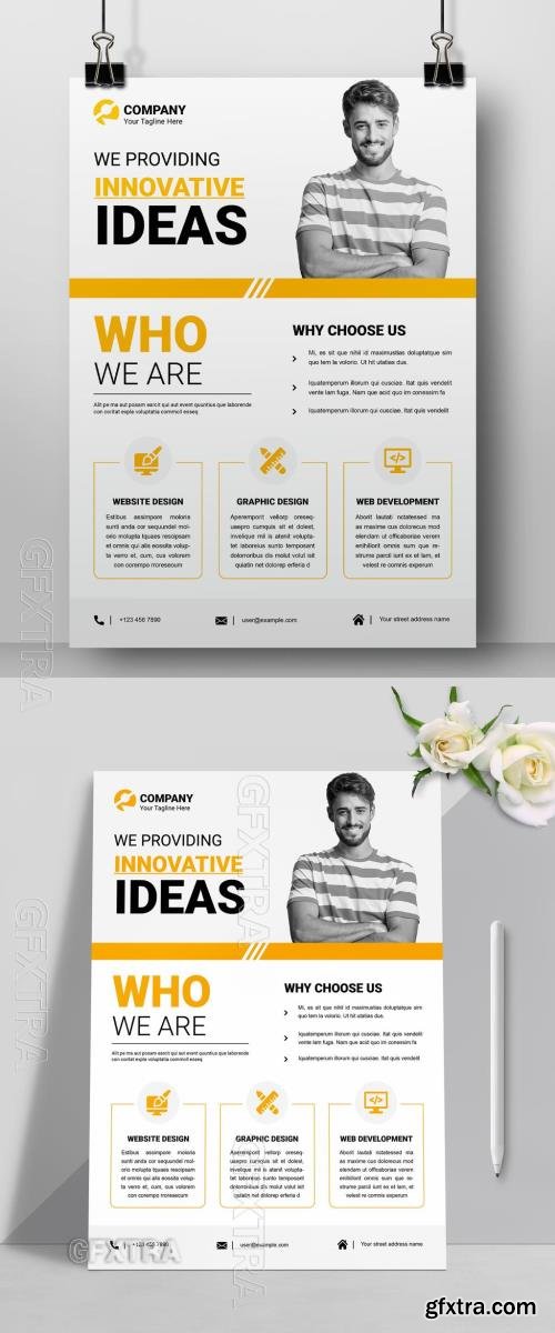 Corporate Business Flyer 728990277