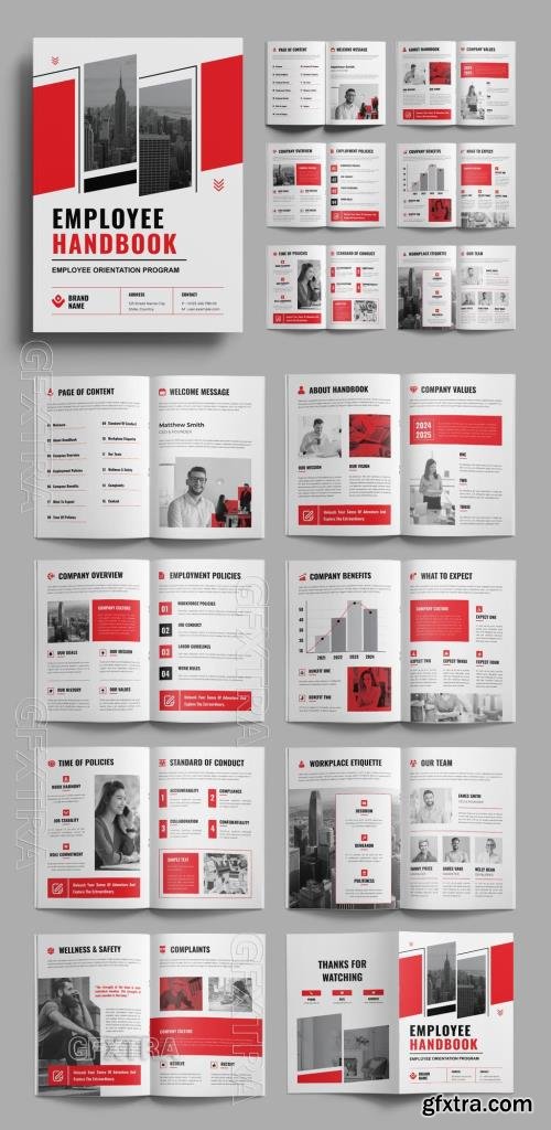 HR Employee Handbook Template Design 725312418 HR Employee Handbook Template Design 725312418