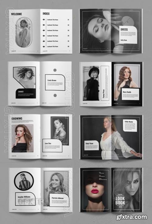 Fashion Lookbook Template Layout 725312284