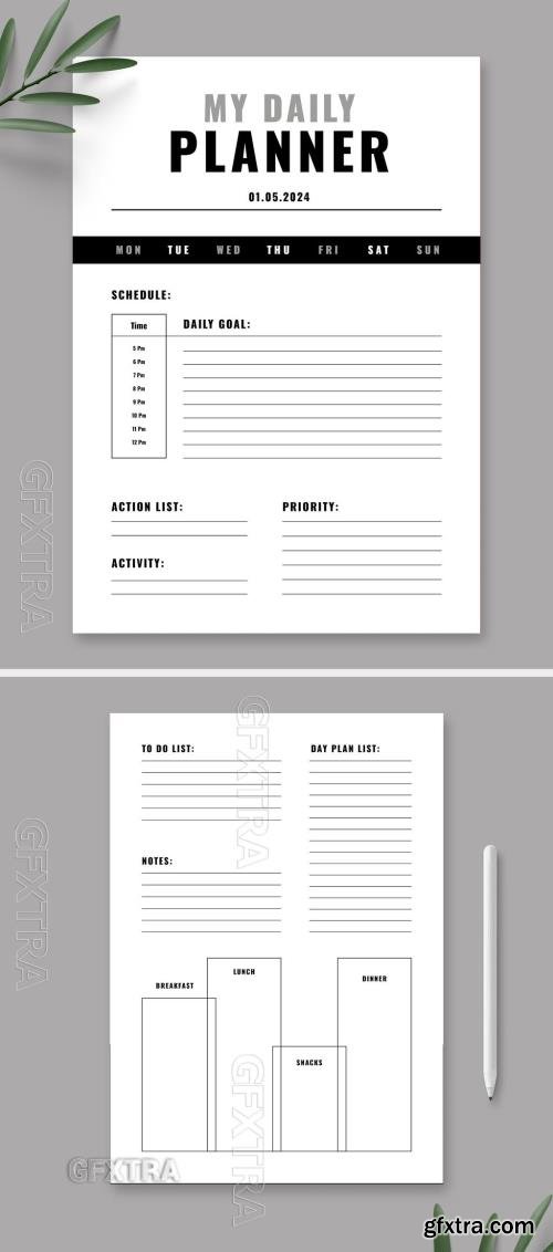 Daily Planner Layout 725312266 Daily Planner Layout 725312266