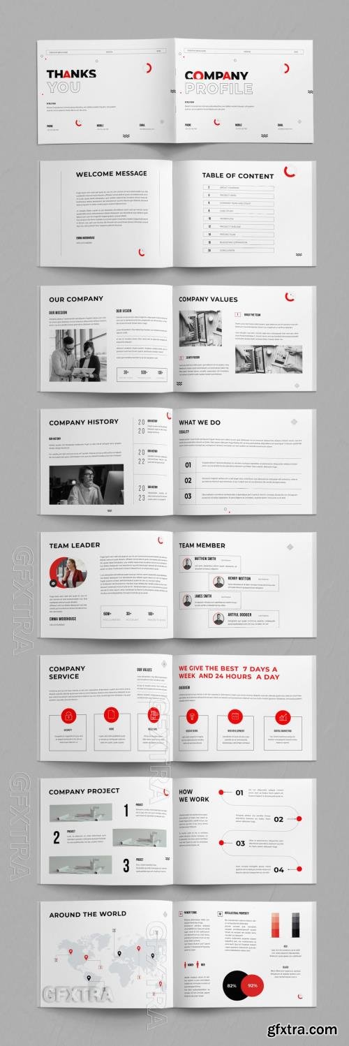 Company Profile Template Brochure Layout Landscape 725312104 Company Profile Template Brochure Layout Landscape 725312104
