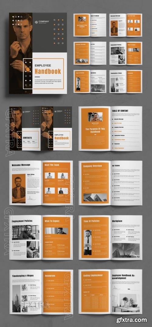 Employee Handbook Template Design Layout 725281744 Employee Handbook Template Design Layout 725281744