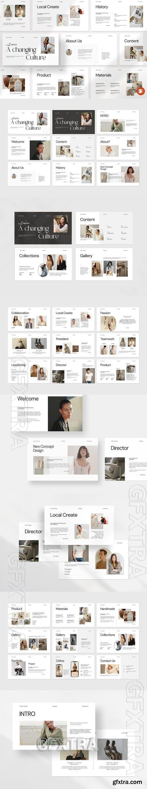 A Changing Culture PowerPoint Template FS58BTX A Changing Culture PowerPoint Template FS58BTX