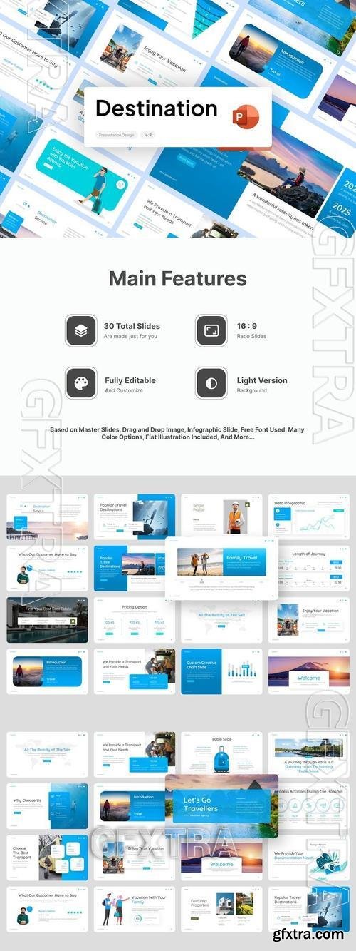 Destination Travel - PowerPoint VW5Y2NA