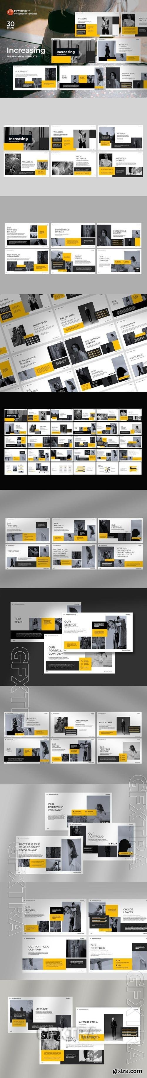 Increasing Powerpoint Template 8L3BN4C Increasing Powerpoint Template 8L3BN4C