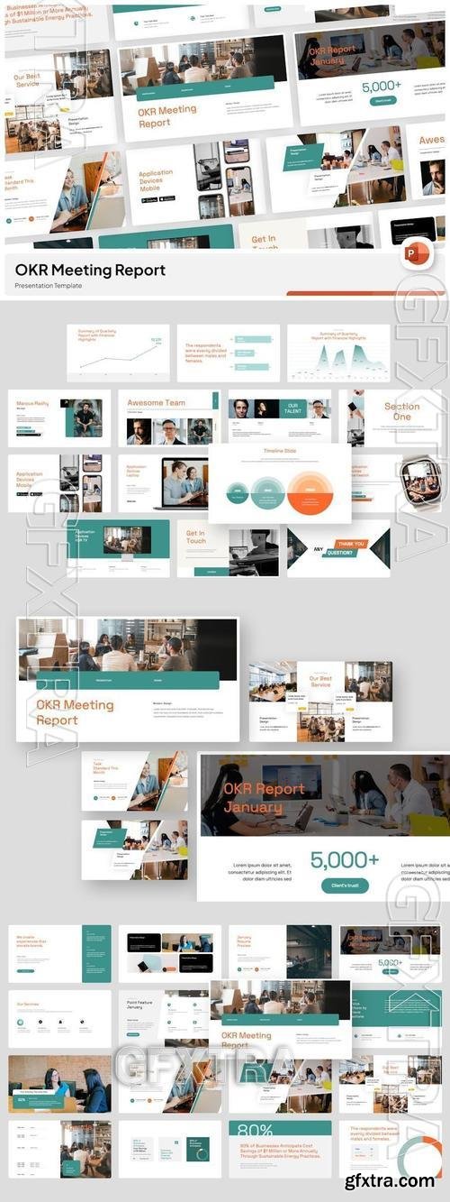 OKR Meeting Report PowerPoint YK3P42R OKR Meeting Report PowerPoint YK3P42R