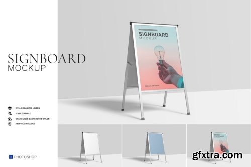 Stand-up Mockup Collections 12xPSD