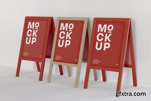 Stand-up Mockup Collections 12xPSD