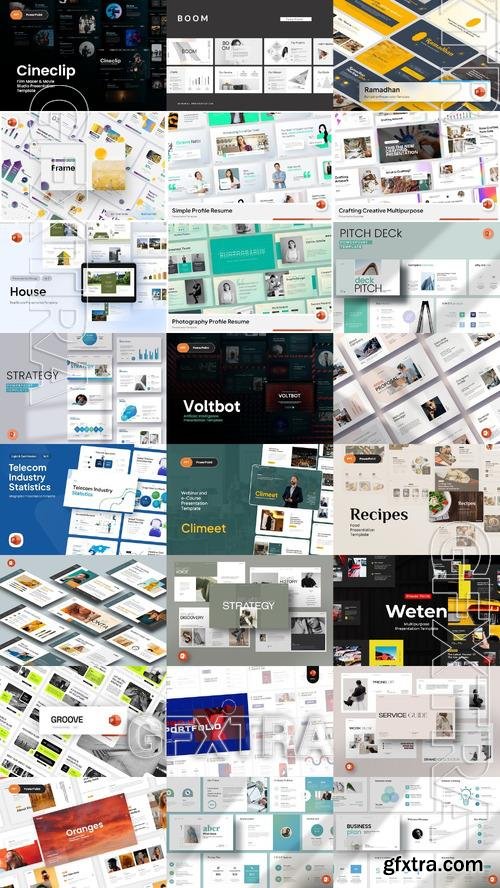 25 Powerpoint Presentation Templates Bundle