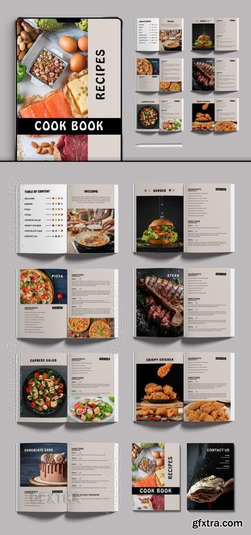 Cook Book Template Layout 735759871