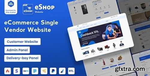 CodeCanyon - eShop Web- eCommerce Single Vendor Website | eCommerce Store Website v4.2.0 - 31071809 - Nulled