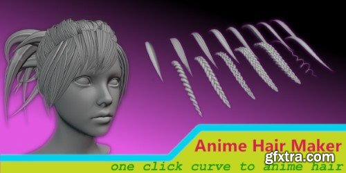 Anime Hair Maker 1.5 33 for Blender
