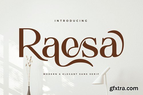 Raesa - Modern Ligature Font C6VPGP8