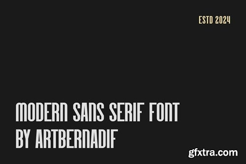 Dunques - Modern Sans Serif Font V59CHAP