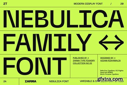 Nebulica - Modern Sans Font HXC3J9F