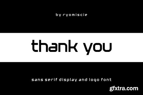 Bosans - Sans Serif Display And Logo Font B7XC935