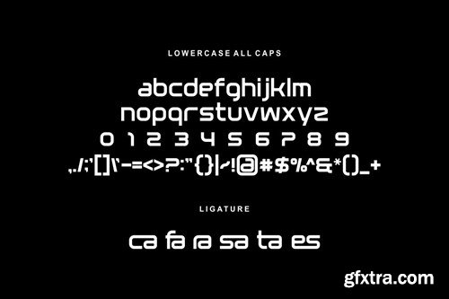 Bosans - Sans Serif Display And Logo Font B7XC935