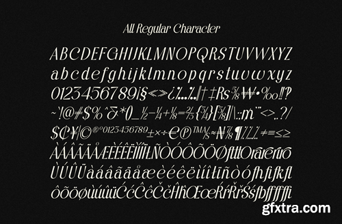 Rovallia - Elegant Display Typeface GWC8FJA