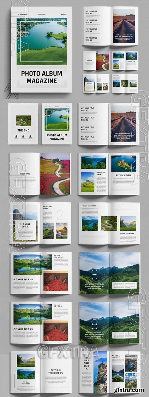 Photo Album Memory Magazine Layout K3AJ4E3 Photo Album Memory Magazine Layout K3AJ4E3