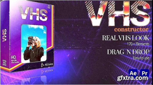 AEJuice &ndash; VHS24 for After Effects and Premiere Pro