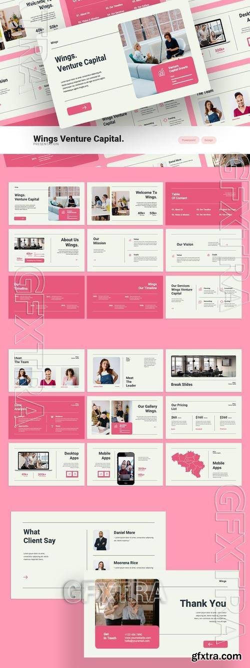 Wings - Venture Capital Powerpoint DQA4CAE Wings - Venture Capital Powerpoint DQA4CAE