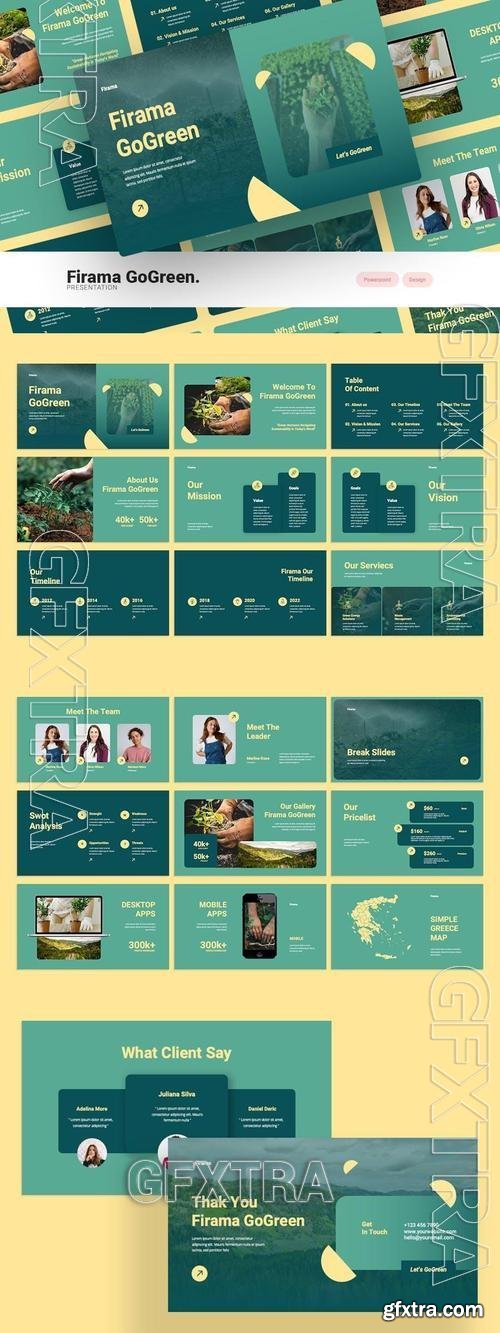 Firama - GoGreen Powerpoint XBPQEKG Firama - GoGreen Powerpoint XBPQEKG