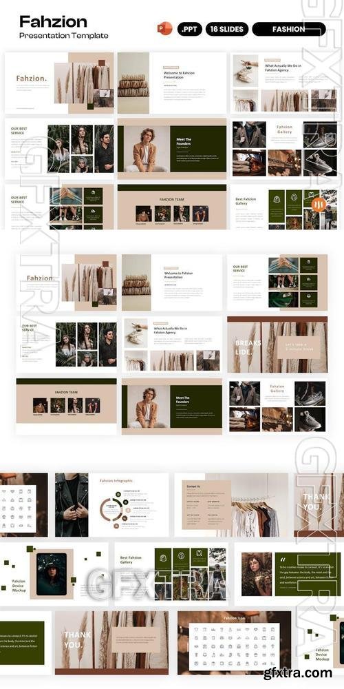 Fahzion - Fashion Powerpoint Template GTDMRC3 Fahzion - Fashion Powerpoint Template GTDMRC3