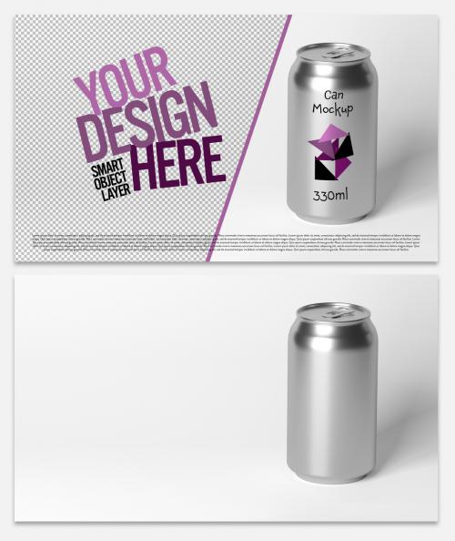 Mock Up of a Can