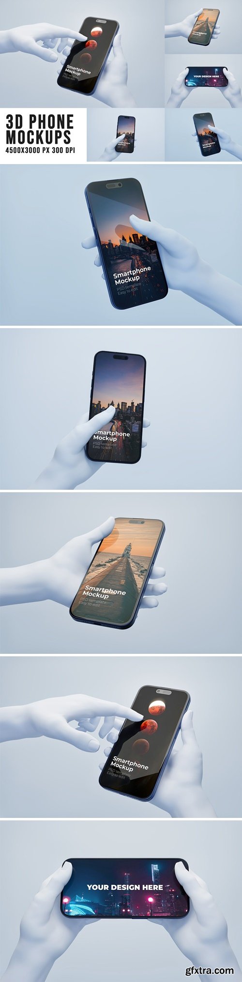 3D Phone Mockups UURXXFS