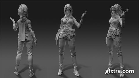 Aaa Game Character Creation Tutorial Part1 - High Poly