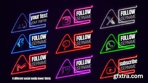 Videohive Social Lower Thirds 51951130