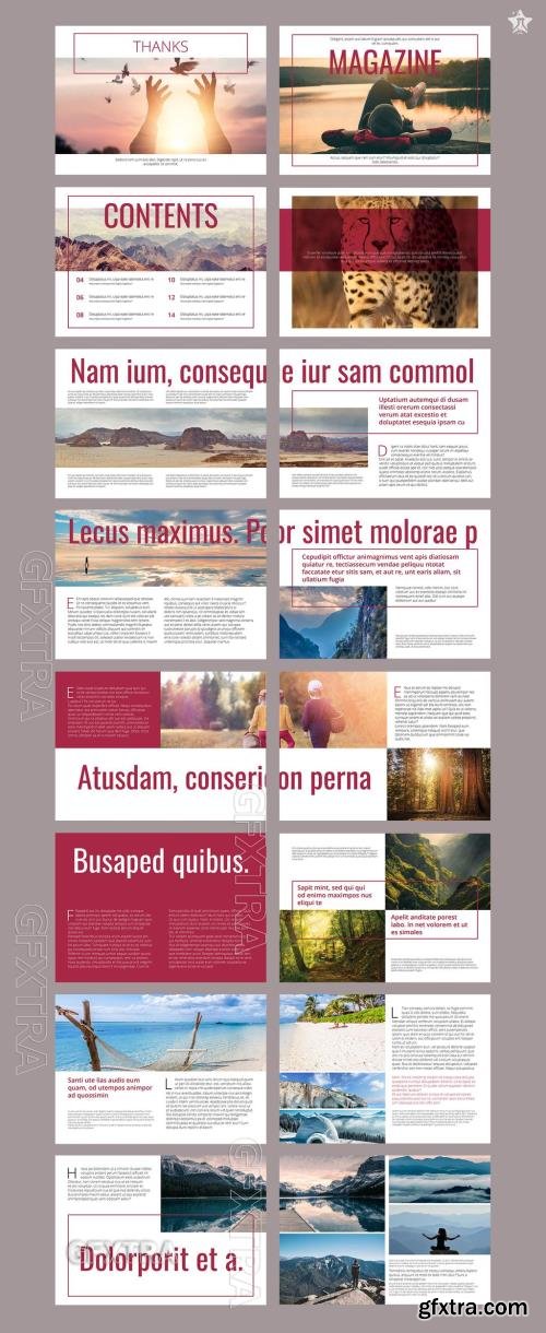 Magazine Landscape Layout 722089164