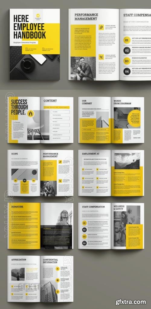 Employee Handbook Layout Design Template 723778352 Employee Handbook Layout Design Template 723778352