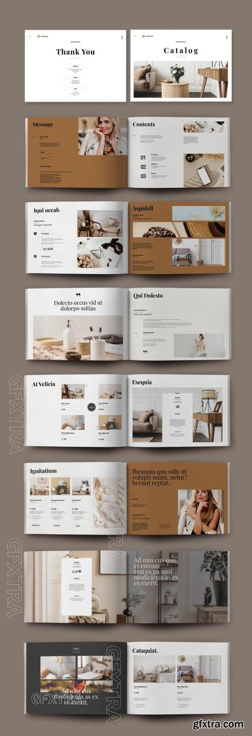 Catalog Magazine Template Layout Landscape 723771152
