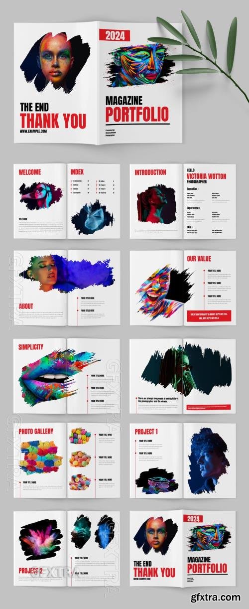Colorful Portfolio Template 723001135