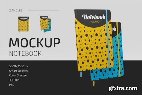 Notebook Mockup Collections 14xPSD