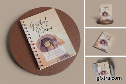 Notebook Mockup Collections 14xPSD