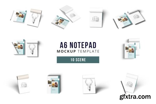 Notebook Mockup Collections 14xPSD