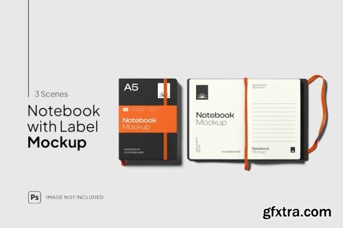 Notebook Mockup Collections 14xPSD