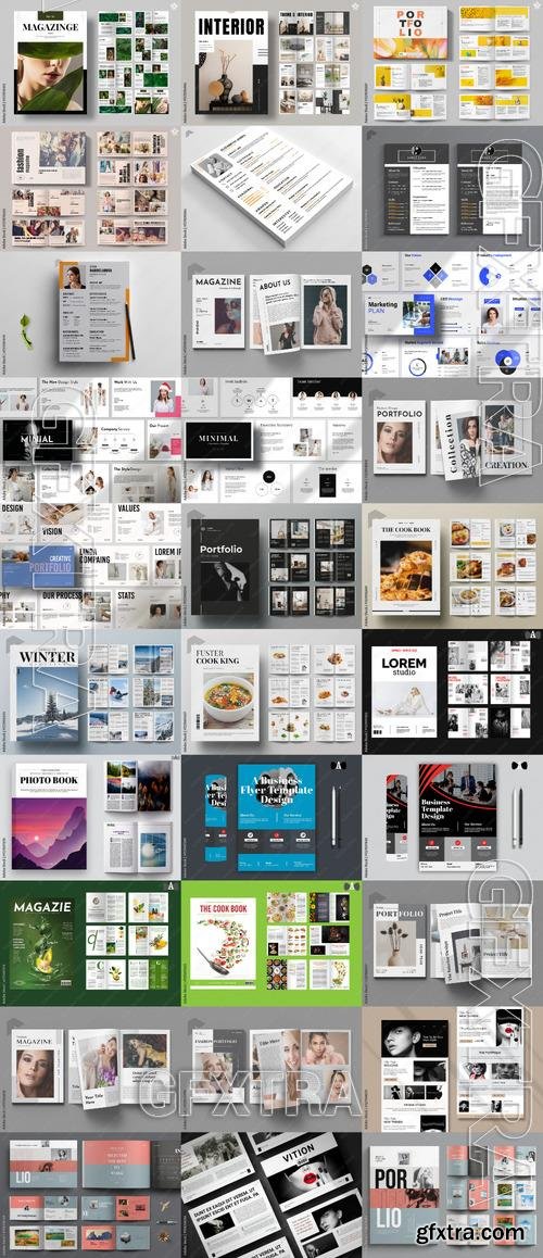 30 Indesign Templates Bundle 3 by Adobestock