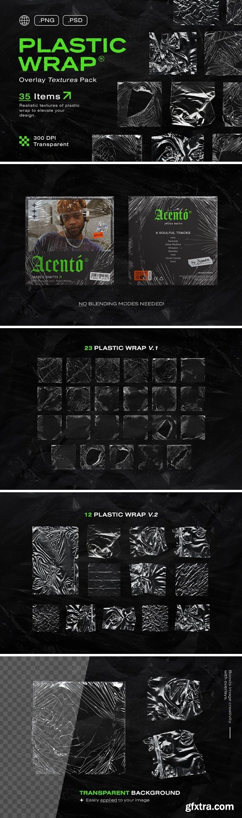 Plastic Wrap Overlay Textures Pack 4EQWLNH
