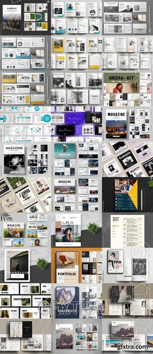 30 Indesign Templates Bundle 7 by Adobestock