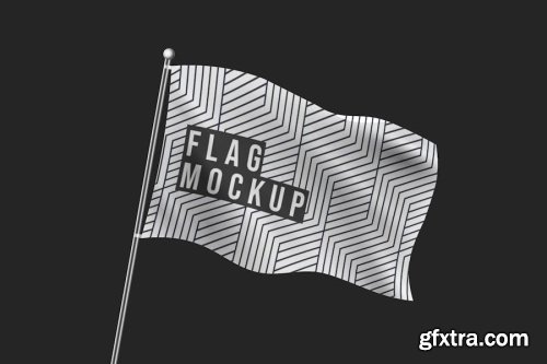 Flag Mockup Collections 12xPSD-GFXTRA.COM