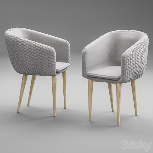 La Forma Harmon Quilted Tub Chair
