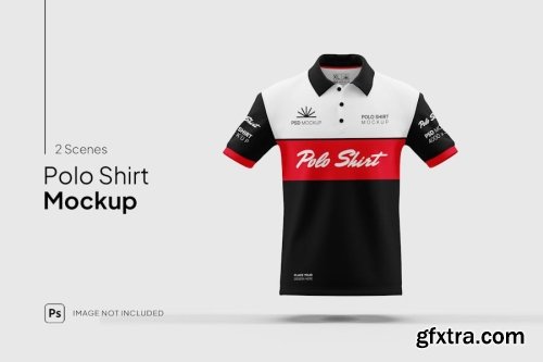 Polo Shirt Mockup Collections 6xPSD-GFXTRA.COM