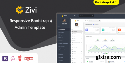 Themeforest - Zivi - Bootstrap 4 Multipurpose Admin Dashboard Template & UI Kit 25487106 v1.0 - Nulled