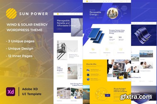 SunPower - Solar and Renewable Energy XD Template 328KXCH