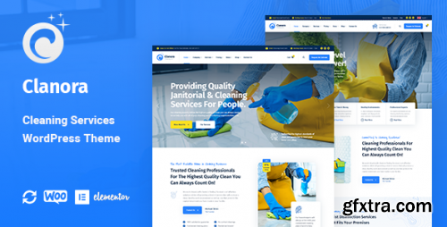 Themeforest - Clanora - Cleaning Services WordPress Theme 32634674 v1.2.4 - Nulled